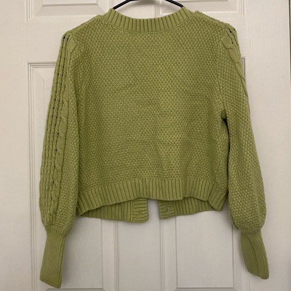 Spring Green Cardigan - Picture 2 of 6